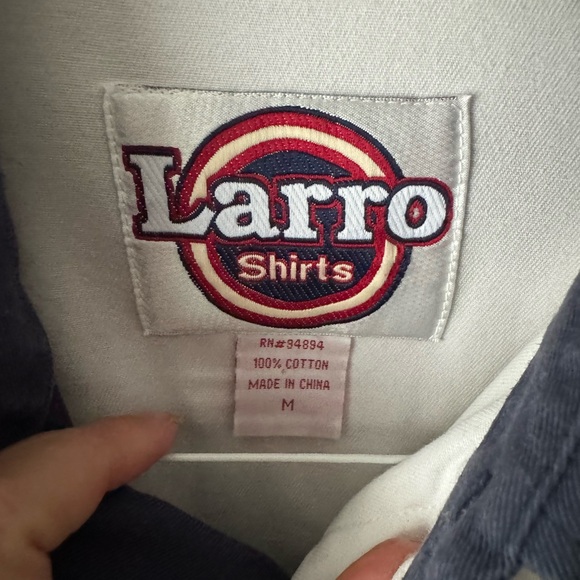 USA/America Flag Long Sleeve Men’s Button Up Snap Shirt Size Medium - Picture 8 of 8